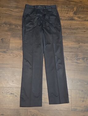 Marithe Francois Girbaud Women's Black Straight-Leg Trousers Sz 27